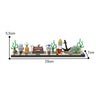 BuildMOC City Skyline Saint Petersburg Rome Washington Rotterdam Architecture Street View House Building Blocks Kids Toys Gift
