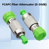 (Pack of 2) FC APC Fiber Attenuator, Optical Female to Male Adapter, Fiber Equipment Coupler, 3dB, 5dB, 7dB, 10dB, 0-30dB, FTTH,