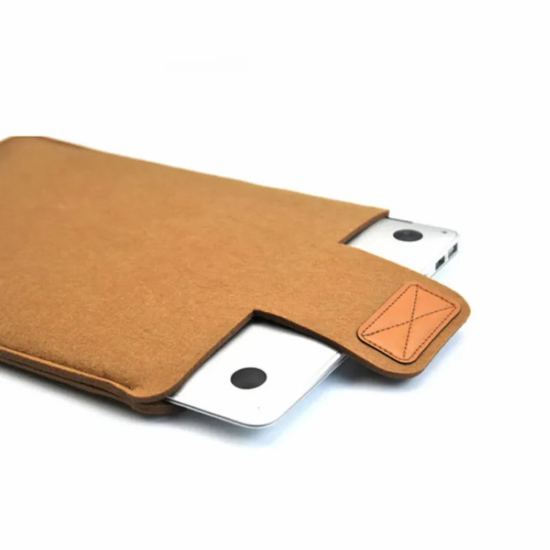 Felt Sleeve Slim Tablet Case Cover Bag for MacBooks Air Pro 11 13 15 Inch Solid Color Tablet Storage Bag Tablets & e-Books Case