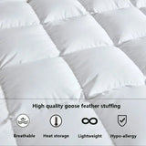 KDJEIKZ Winter Cotton Goose Down Quilt Five-Star Hotel Duvet Super Soft Fluffy Queen King Full Size Four Seasons Duvets Blanket