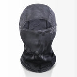 Tactical Camouflage Balaclava Hat Motorcycle Face Mask Lycra Moto Biker Wind Cap Mask Stopper Windproof Bicycle Cycling Headgear