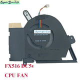 DC5V Laptop CPU GPU Fans Cooler for ASUS TUF FX516 FX516PC Notebook Fan Cooling 13NR05U0P01011 13NR05U0P02011 PC ComponentS New