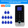 Waterproof Bluetooth Tuya APP Fingerprint Access Controller Standalone RFID Keyboard Touch Keypad 13.56MHz Door Opener System