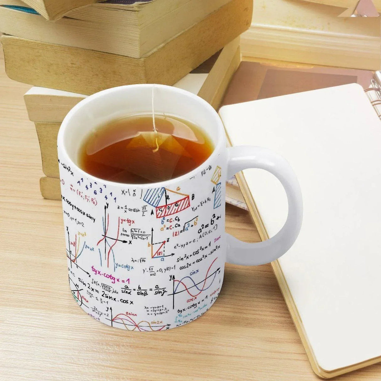 Math Teacher Mugs School Students Cups Mathematics Parabolic Formulas Drinkware Geek Nerd Tea Coffee Mugen Coffeeware Teaware