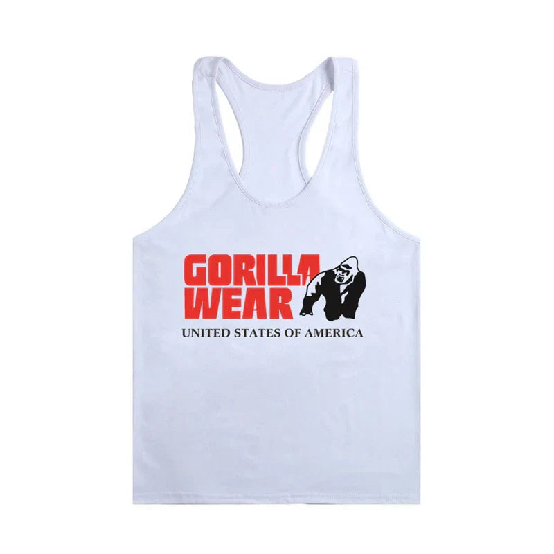 Men's Professional Bodybuilding Singlet Sports Muscle Tank Tops Men Brand Stringers Undershirt Shirt Vest