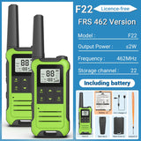 (Pack of 2) Baofeng F22 Walkie Talkie Portable Mini Communication Radio Profesional PMR446 /FRS Talkie Walkies Transceiver Radio