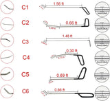 Universal Auto Body Removal Stainless Steel Crowbar Paintless Dent Repair Kit Professional Workshop Car Accessories Hands Tools