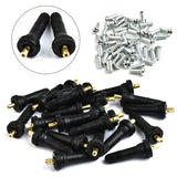 (Pack of 50) TPMS Tire Pressure Sensor Valve Stem Car Rubber Wheel Rim TPMS For GM Automobiles Sensors Parts Tire Accessories