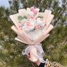 Kawaii Hello Kitty Cat Plush Dolls Rose Soap Flowers Bouquet Christmas Valentine's Day Birthday Graduation Gifts