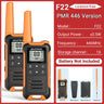 (Pack of 2) Baofeng F22 Walkie Talkie Portable Mini Communication Radio Profesional PMR446 /FRS Talkie Walkies Transceiver Radio