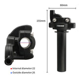NIBBI Motorcycle Grips Pcx CNC Aluminum Throttle Twist Handlebar For Honda Exc Tmax 530 Yamaha Mt 07 Pit Bike Moto Accessories