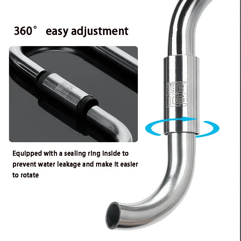 Aquarium 12/16mm stainless steel lily tube, inlet and outlet water circulation filter accessory equipment with surface separator