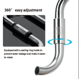 Aquarium 12/16mm stainless steel lily tube, inlet and outlet water circulation filter accessory equipment with surface separator