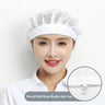 Black Adjustable Food Service Net Hat Kitchen Work Hats Canteen Restaurant Cook Caps Bakery Baking Workshop Breathable Work Cap