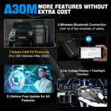 XTOOL Anyscan A30M OBD2 Diagnostic Tools Bluetooth Scanner Bi-directional Control Code Reader Added CAN FD Protocol Free Update
