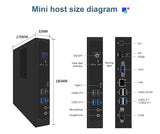 TexHoo Mini PC Computer Intel Core i7 i5 i3 Processador ITX Windows 10 Pro Thin Client Industry COM Bluetooth WIFI Brand New