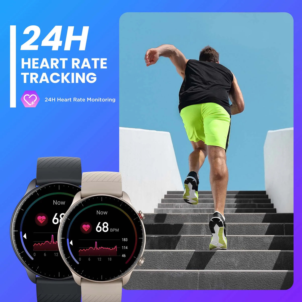 [New Version] Amazfit GTR 2 New Version Smartwatch Alexa Built-in Ultra-long Battery Life Smart Watch For Android iOS Phone