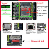 Kit xeon v2 x79 motherboard xeon e5 2660 V2 32gb DDR3 RECC memory motherboards cpu ram set for diy gaming computer