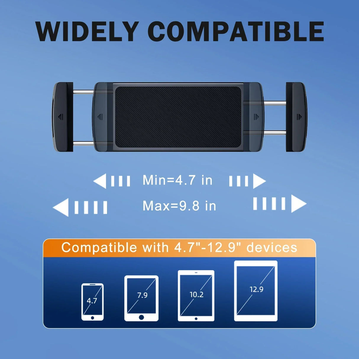 Hipacool Car Phone Clip Holder for Air Vent Handsfree Stand for Z Fold Phone Pad Auto Mount Support Car Accessories GPS Stand