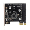 USB 3.0 PCI-E Expansion Card 19Pin 20Pin Header USB 3 To PCIE Adapter Card Front Panel Converter Controller for Desktop Computer