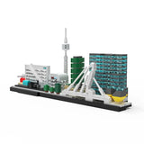 BuildMOC City Skyline Saint Petersburg Rome Washington Rotterdam Architecture Street View House Building Blocks Kids Toys Gift