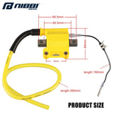 (Pack of 5) 1/2/ NIBBI Universal Motorcycle Ignition Coil Fit For 2T 4T Engine Dirt Street Bike Moped Off-Road Scooter Ignition System
