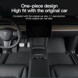 YZ For Tesla Model3 Foot Mats For TESLA Car ModelY 2021-2023 3D Foot Pad Waterproof Easy to Clean Floor Mat Interior Accessories
