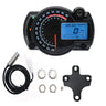 New RX2N LCD Digital Odometer Speedometer Instrument Universal For Motorcycle 299KM/H 7Colors Speed Gauge Meter Sensor Set
