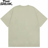 Summer 2024 Men Plain T-Shirt Streetwear 100 Cotton T Shirt Solid Color Harajuku Casual Tshirt Loose Short Sleeve Tops Tee Black