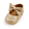 Soft Leather Lace Baby Girls Princess Shoes Newborn Moccasins Shoes Rubber Sole Prewalker Non-slip Toddlers First Walkers