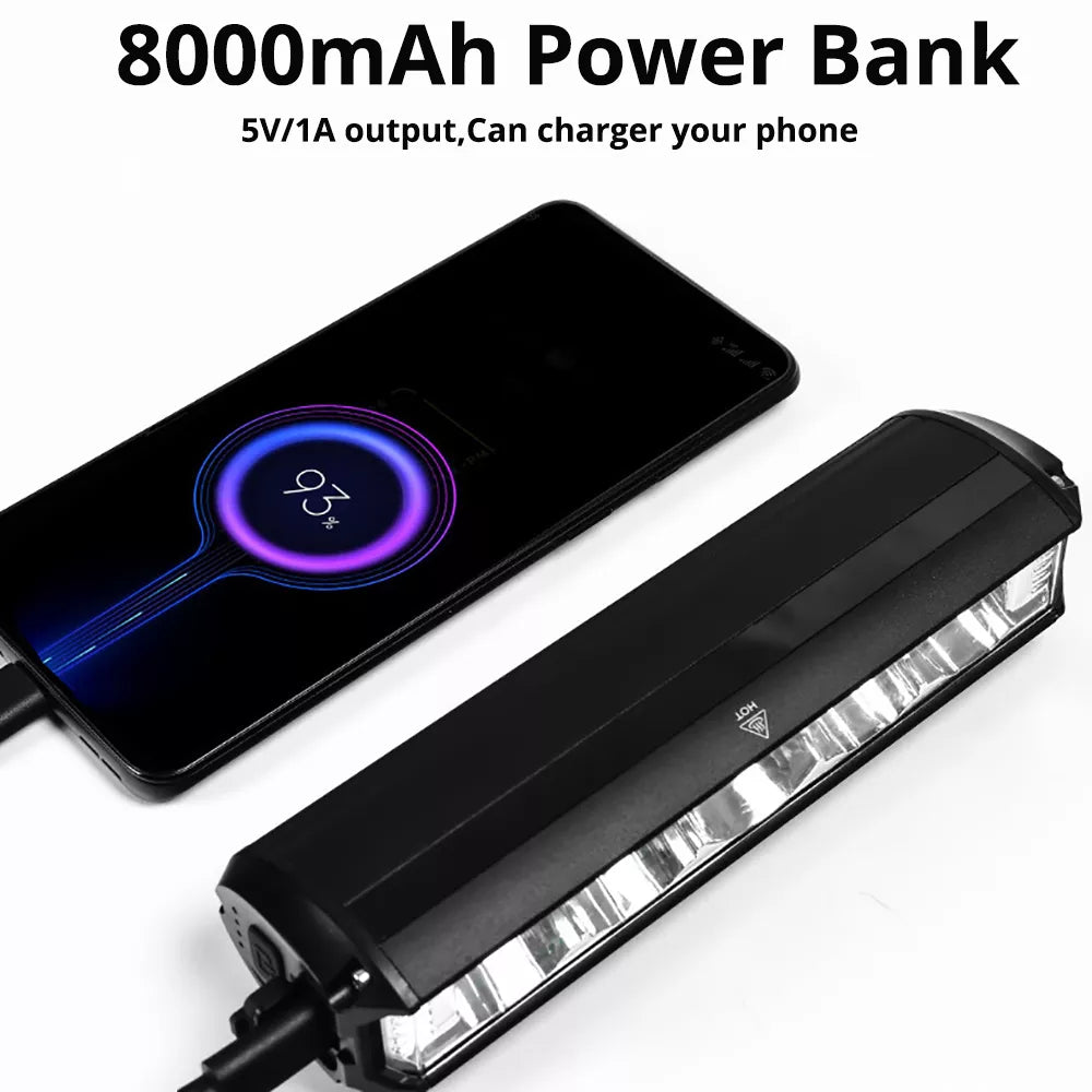 TRLIFE Bicycle Light Front 10000LM Bike Light Waterproof 8000mah 5*P90 Flashlight USB Charging MTB Road Cycling Lamp Accessories