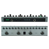 Tank Rechargeable Guitar Multi-Effects Pedal Portable 36 Presets 9 Preamp Slots 8 IR Cab Slots 3 Modulation/Delay/Reverb Effects