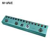 Tank Rechargeable Guitar Multi-Effects Pedal Portable 36 Presets 9 Preamp Slots 8 IR Cab Slots 3 Modulation/Delay/Reverb Effects