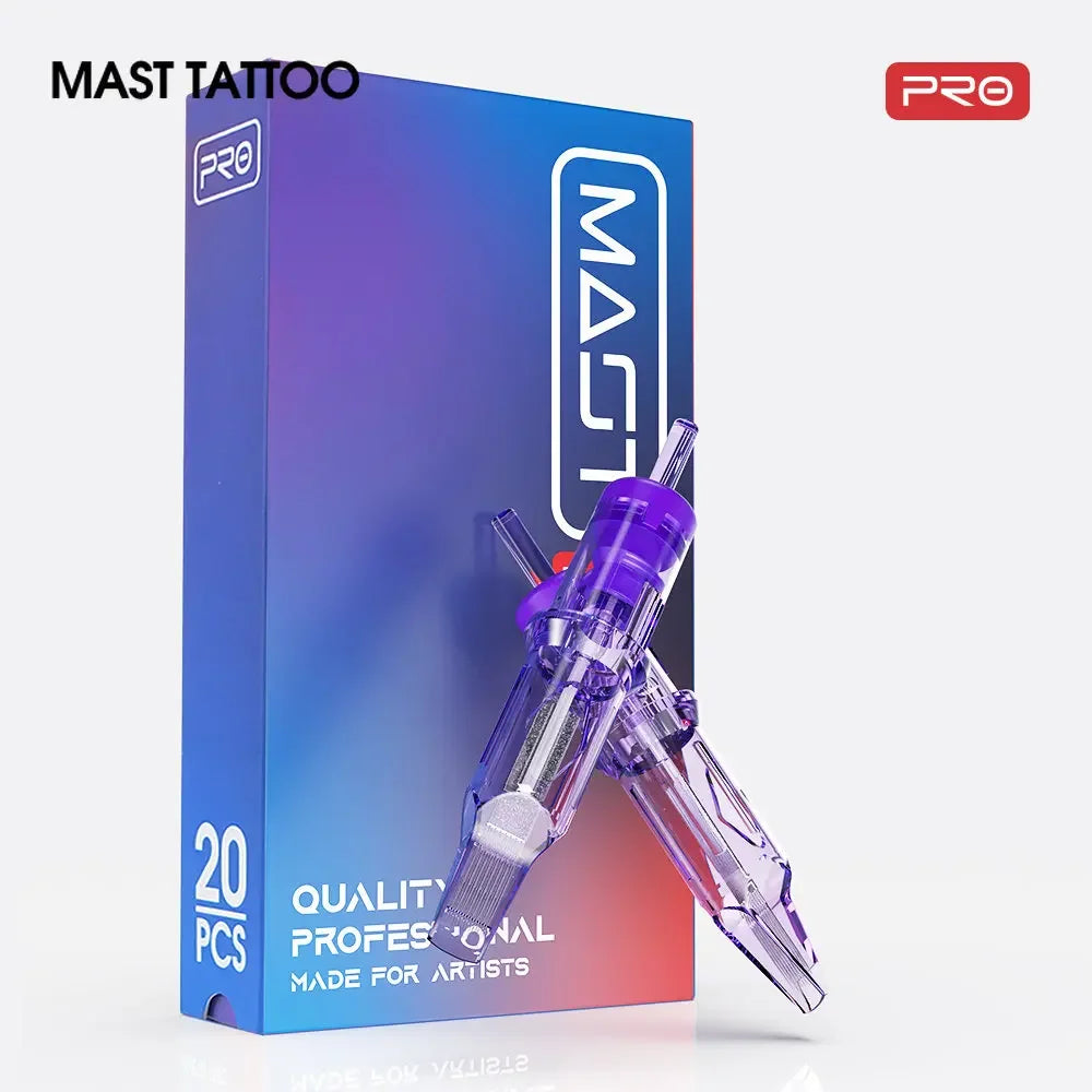 (Pack of 20) Tattoo Cartridge Needles Pro RL/RLT Round Liner Disposable Sterilized Safety Tattoo Needle For Tattoo Machines /lot