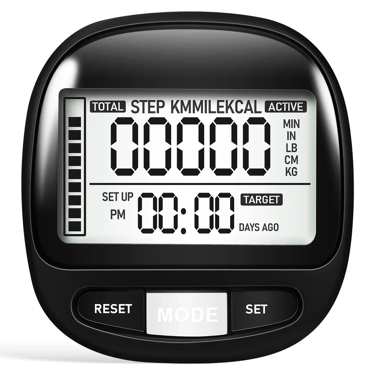 Walking 3D Pedometer Simple Step Counter Walking Distance Miles Counter Calorie Counter Daily Monitor Step Tracker