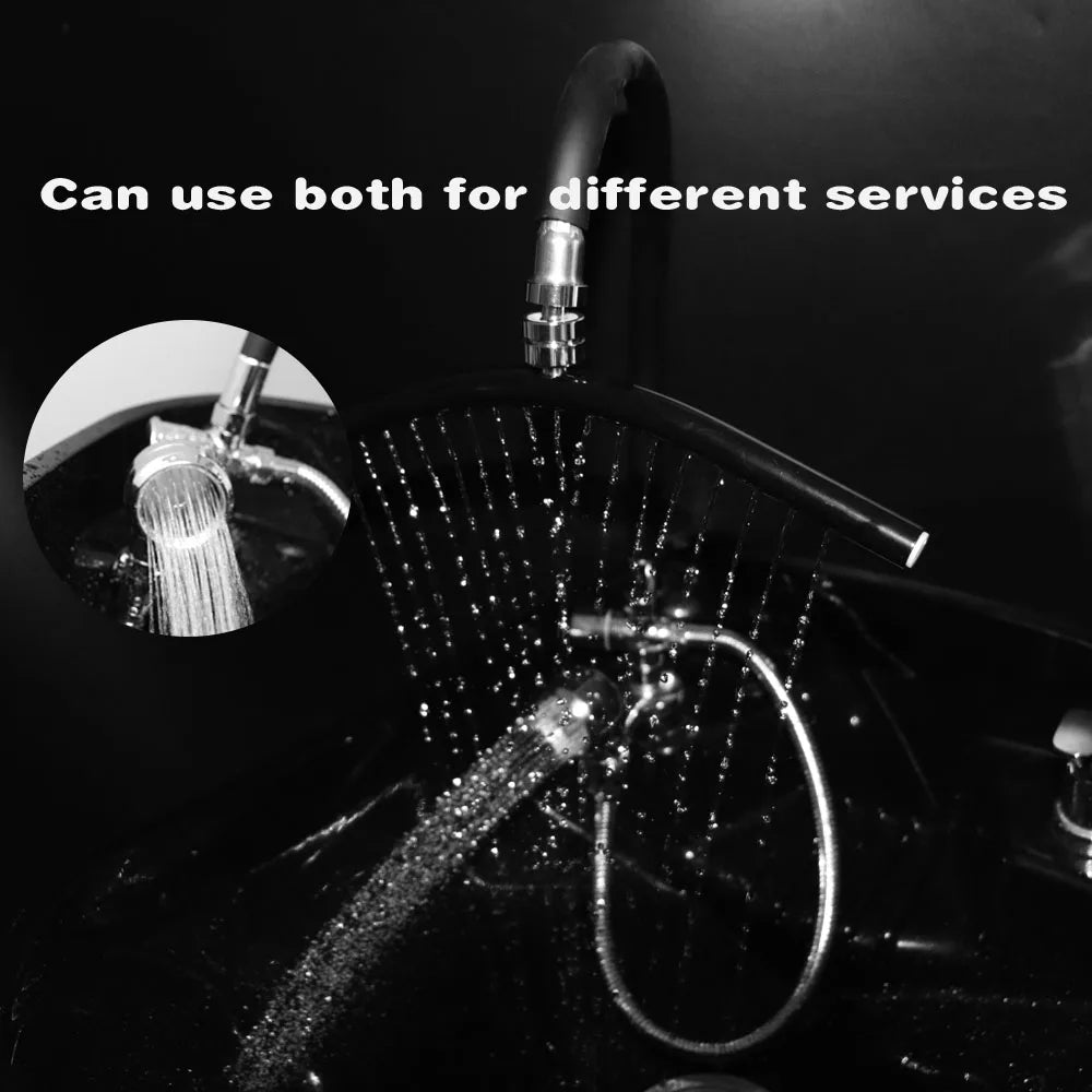 Water Circulation Head Spa Basin Faucet Shower Head for Shampoo Bed Bowl Wash Hair Salon Style Scalp Care Waterfall adjustable