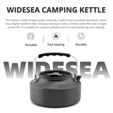 Widesea Camping Cookware Set Outdoor Pot Tableware Kit Cooking Water Kettle Pan Travel Cutlery Utensils Hiking Picnic Equipment