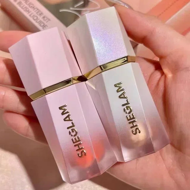 Drop ship sheglam make up Liquid Blush Facial Nourishing Blusher Gel Cream Multi-purpose Lip Gloss Makeup Blush wholesale