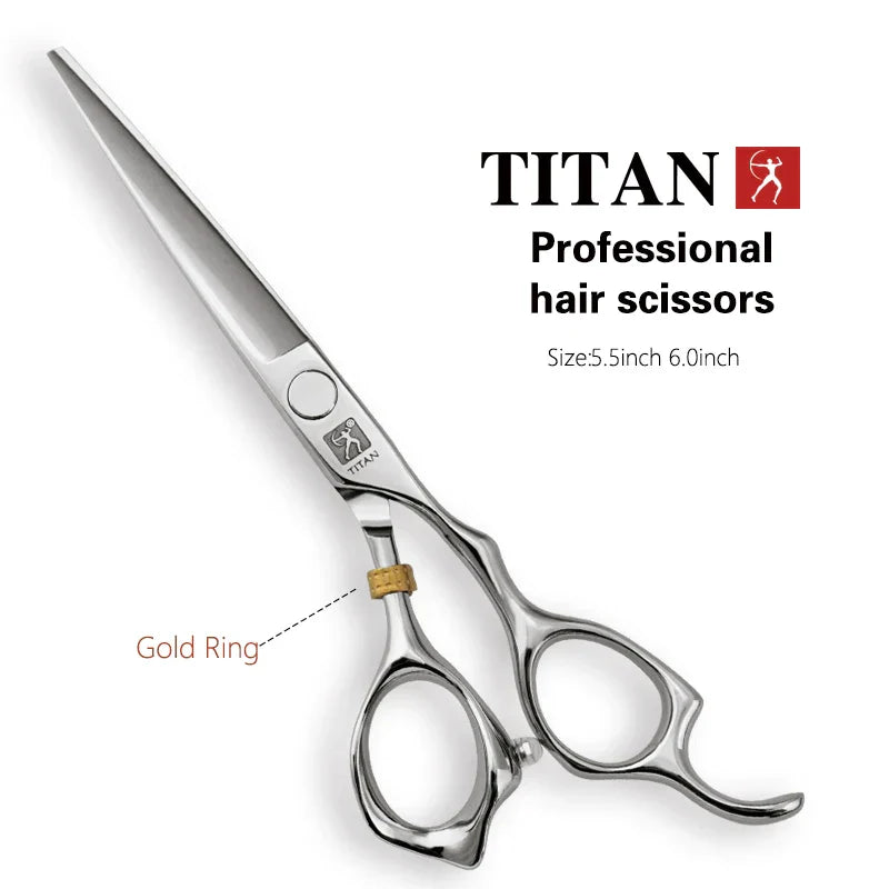 Free shipping titan Professional barber tools hair scissor