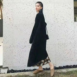 White Long Cardigan for women 2024 winter clothes Knitted fluffy long sleeve Cashmere sweater coat clotkorean style warm vintage